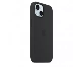 Чохол для Apple iPhone 15  Apple Silicone Case with MagSafe Black (MT0J3)