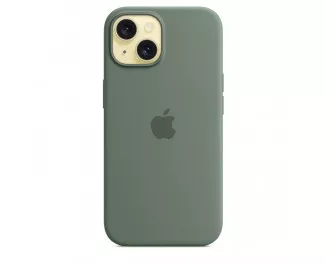 Чехол для Apple iPhone 15  Apple Silicone Case with MagSafe Cypress (MT0X3)
