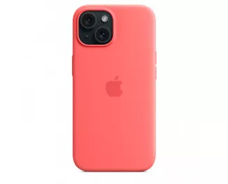 Чехол для Apple iPhone 15  Apple Silicone Case with MagSafe Guava (MT0V3)