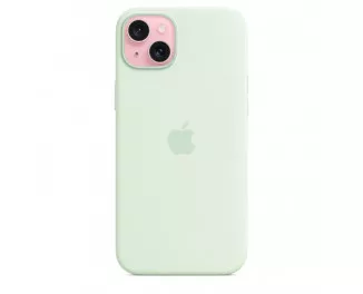 Чехол для Apple iPhone 15  Apple Silicone Case with MagSafe Soft Mint (MWNC3ZM/A)