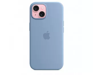 Чохол для Apple iPhone 15  Apple Silicone Case with MagSafe Winter Blue (MT0Y3)