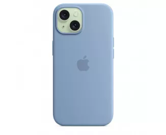 Чохол для Apple iPhone 15  Apple Silicone Case with MagSafe Winter Blue (MT0Y3)