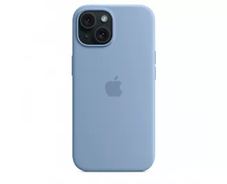 Чохол для Apple iPhone 15  Apple Silicone Case with MagSafe Winter Blue (MT0Y3)