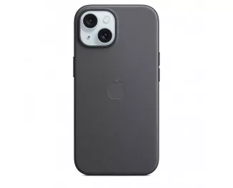 Чехол для Apple iPhone 15 Plus  Apple FineWoven Case with MagSafe Black (MT423)