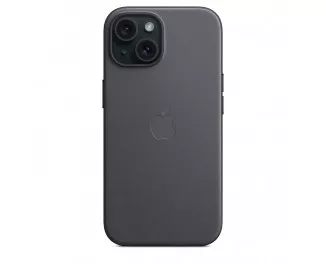 Чохол для Apple iPhone 15 Plus  Apple FineWoven Case with MagSafe Black (MT423)