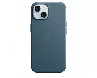 Чехол для Apple iPhone 15 Plus  Apple FineWoven Case with MagSafe Pacific Blue (MT4D3)