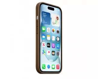 Чохол для Apple iPhone 15 Plus  Apple FineWoven Case with MagSafe Taupe (MT473)