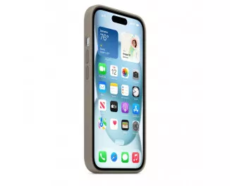 Чехол для Apple iPhone 15 Plus  Apple Silicone Case with MagSafe Clay (MT133)