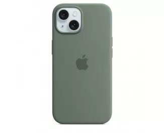 Чехол для Apple iPhone 15 Plus  Apple Silicone Case with MagSafe Cypress (MT183)