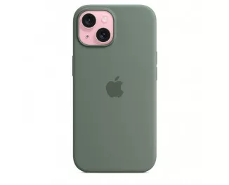 Чехол для Apple iPhone 15 Plus  Apple Silicone Case with MagSafe Cypress (MT183)