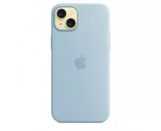 Чехол для Apple iPhone 15 Plus  Apple Silicone Case with MagSafe Light Blue (MWNH3ZM/A)
