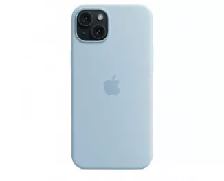 Чехол для Apple iPhone 15 Plus  Apple Silicone Case with MagSafe Light Blue (MWNH3ZM/A)