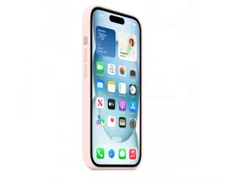Чохол для Apple iPhone 15 Plus  Apple Silicone Case with MagSafe Light Pink (MT143)