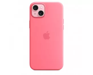 Чохол для Apple iPhone 15 Plus  Apple Silicone Case with MagSafe Pink (MWNE3ZM/A)