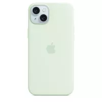 Чохол для Apple iPhone 15 Plus  Apple Silicone Case with MagSafe Soft Mint (MWNG3ZM/A)