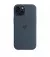 Чехол для Apple iPhone 15 Plus  Apple Silicone Case with MagSafe Storm Blue (MT123)