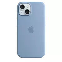 Чохол для Apple iPhone 15 Plus  Apple Silicone Case with MagSafe Winter Blue (MT193)