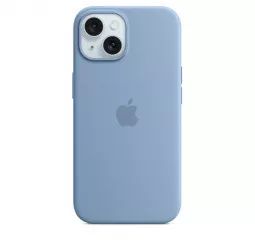 Чехол для Apple iPhone 15 Plus  Apple Silicone Case with MagSafe Winter Blue (MT193)