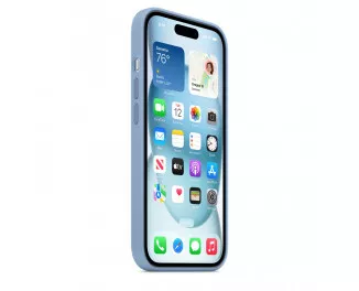 Чохол для Apple iPhone 15 Plus  Apple Silicone Case with MagSafe Winter Blue (MT193)