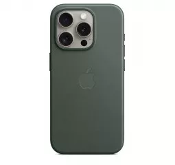 Чехол для Apple iPhone 15 Pro  Apple FineWoven Case with MagSafe Evergreen (MT4U3)