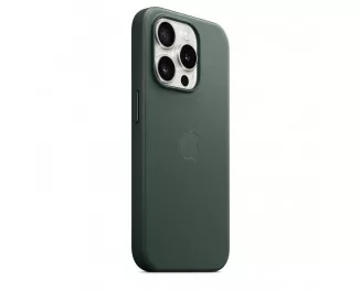 Чехол для Apple iPhone 15 Pro  Apple FineWoven Case with MagSafe Evergreen (MT4U3)