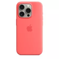 Чохол для Apple iPhone 15 Pro  Apple Silicone Case with MagSafe Guava (MT1G3)