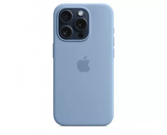 Чехол для Apple iPhone 15 Pro  Apple Silicone Case with MagSafe Winter Blue (MT1L3)