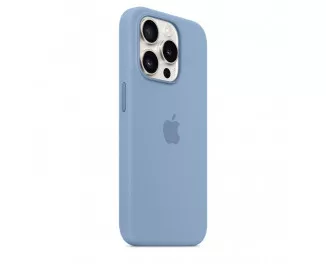 Чехол для Apple iPhone 15 Pro  Apple Silicone Case with MagSafe Winter Blue (MT1L3)