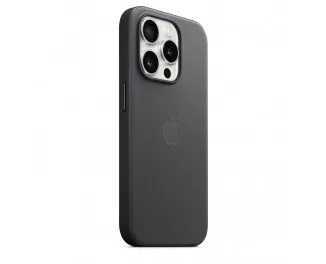 Чехол для Apple iPhone 15 Pro Max  Apple FineWoven Case with MagSafe Black (MT4V3)