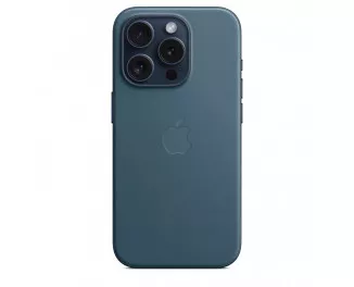 Чехол для Apple iPhone 15 Pro Max  Apple FineWoven Case with MagSafe Pacific Blue (MT4Y3)