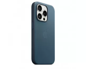 Чехол для Apple iPhone 15 Pro Max  Apple FineWoven Case with MagSafe Pacific Blue (MT4Y3)