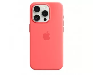 Чехол для Apple iPhone 15 Pro Max  Apple Silicone Case with MagSafe Guava (MT1V3)