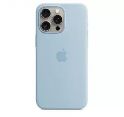 Чехол для Apple iPhone 15 Pro Max  Apple Silicone Case with MagSafe Light Blue (MWNR3ZM/A)