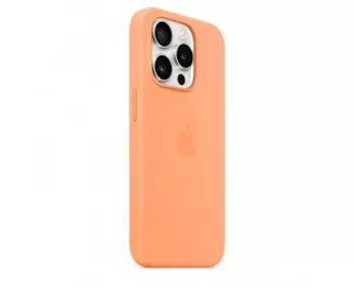 Чехол для Apple iPhone 15 Pro Max  Apple Silicone Case with MagSafe Orange Sorbet (MT1W3)