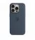 Чехол для Apple iPhone 15 Pro Max  Apple Silicone Case with MagSafe Storm Blue (MT1P3)