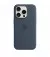 Чехол для Apple iPhone 15 Pro Max  Apple Silicone Case with MagSafe Storm Blue (MT1P3)