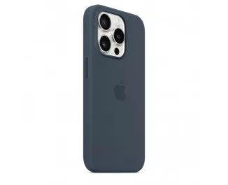 Чехол для Apple iPhone 15 Pro Max  Apple Silicone Case with MagSafe Storm Blue (MT1P3)