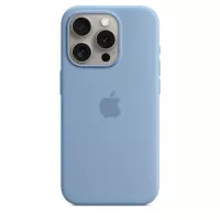 Чохол для Apple iPhone 15 Pro Max  Apple Silicone Case with MagSafe Winter Blue (MT1Y3)