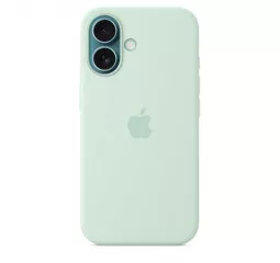 Чехол для Apple iPhone 16  Apple Silicone Case with MagSafe Aquamarine (MDGP4)