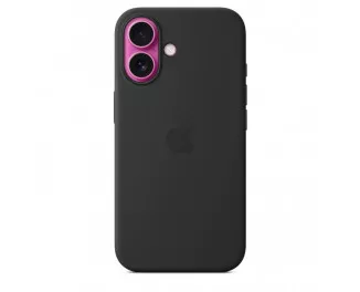 Чехол для Apple iPhone 16  Apple Silicone Case with MagSafe Black (MYY13)