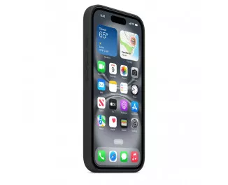 Чехол для Apple iPhone 16  Apple Silicone Case with MagSafe Black (MYY13)