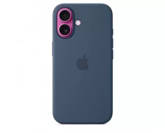 Чехол для Apple iPhone 16  Apple Silicone Case with MagSafe Denim (MYY23)