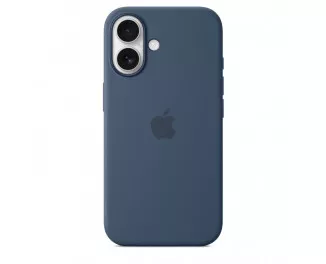 Чехол для Apple iPhone 16  Apple Silicone Case with MagSafe Denim (MYY23)