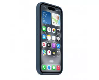 Чехол для Apple iPhone 16  Apple Silicone Case with MagSafe Denim (MYY23)