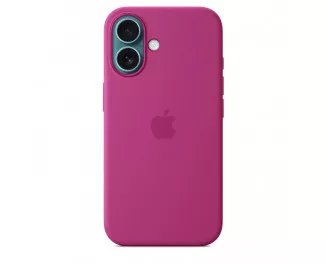 Чехол для Apple iPhone 16  Apple Silicone Case with MagSafe Fuchsia (MYY53)