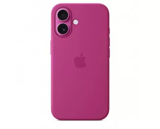 Чехол для Apple iPhone 16  Apple Silicone Case with MagSafe Fuchsia (MYY53)