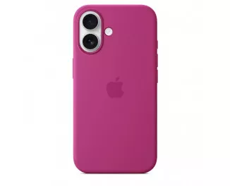 Чехол для Apple iPhone 16  Apple Silicone Case with MagSafe Fuchsia (MYY53)