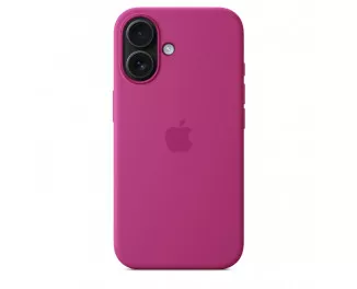 Чехол для Apple iPhone 16  Apple Silicone Case with MagSafe Fuchsia (MYY53)