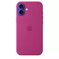 Чохол для Apple iPhone 16 Plus  Apple Silicone Case with MagSafe Fuchsia (MYYE3)