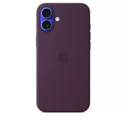 Чехол для Apple iPhone 16 Plus  Apple Silicone Case with MagSafe Plum (MYYD3)